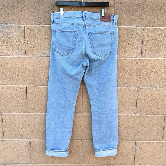 Supreme Stone Washed Slim Selvedge Denim Jeans Act Size 35x31 Made In Japan - Picture 3 of 11